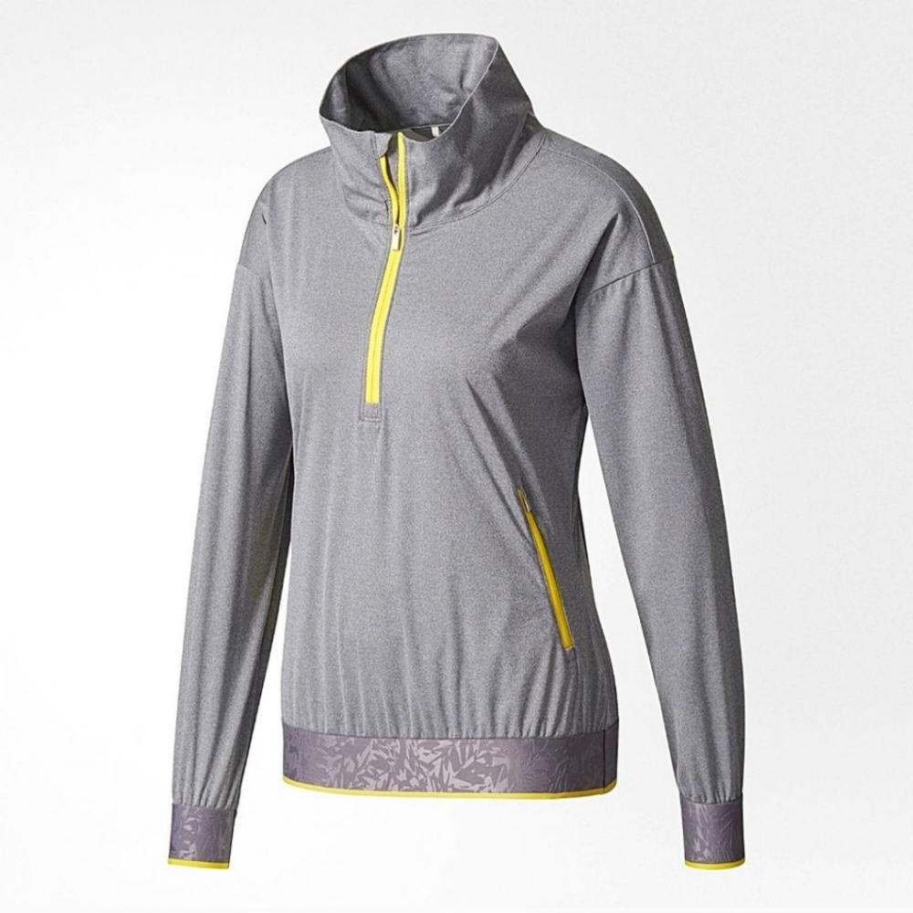 Adidas Climastorm Half-Zip Golf Windbreaker Jacket